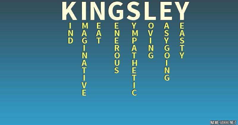 Meaning of Kingsley